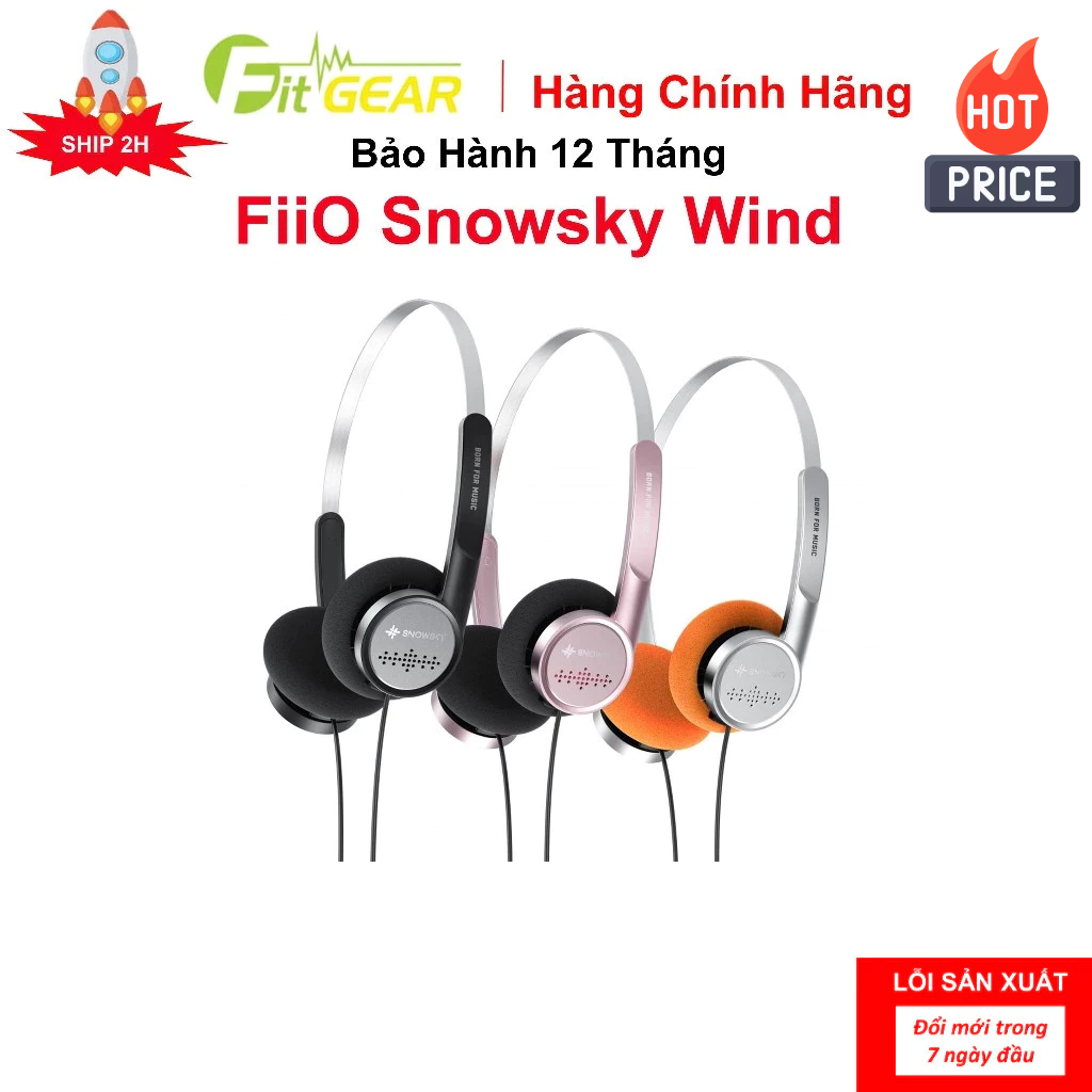 Tai Nghe On Ear FiiO Snowsky Wind - Bảo Hành 12 Tháng Chính Hãng - FG2