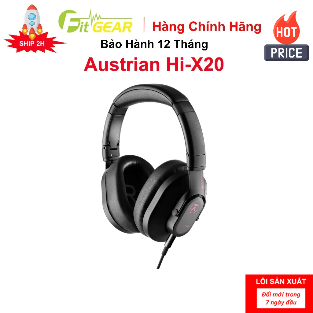 Tai Nghe Chụp Tai Austrian Hi-X20 - Bảo Hành 12 Tháng Chính Hãng - FG2