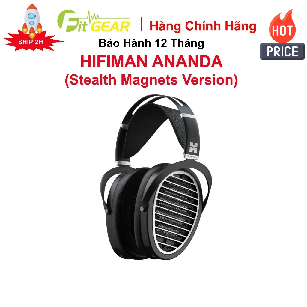 Tai Nghe Chụp Tai HIFIMAN Ananda (Stealth Magnets Version) - Bảo Hành 12 Tháng Chính Hãng - FG2