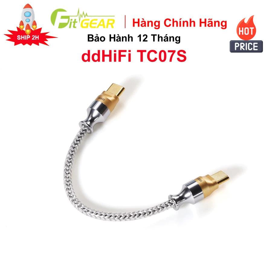 Dây OTG USB-C to USB-C ddHiFi TC07S Chính Hãng - FG2