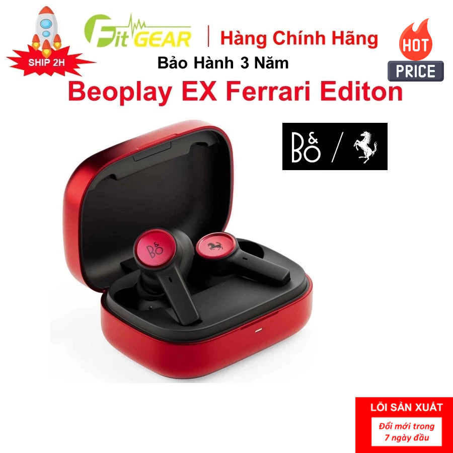 Tai Nghe True Wireless B&O Beoplay EX Ferrari Edition Chính Hãng - Bảo Hành 3 Năm