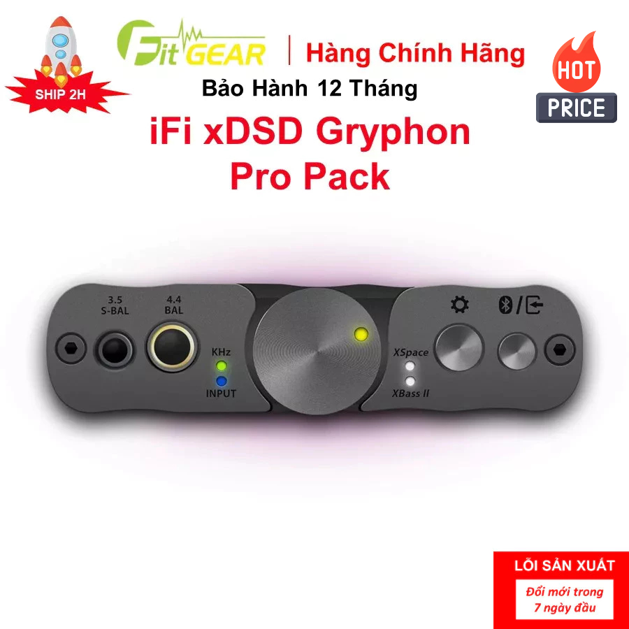 Bộ Giải Mã iFi xDSD Gryphon Pro Pack - Bảo Hành Chính Hãng 12 Tháng - FG2