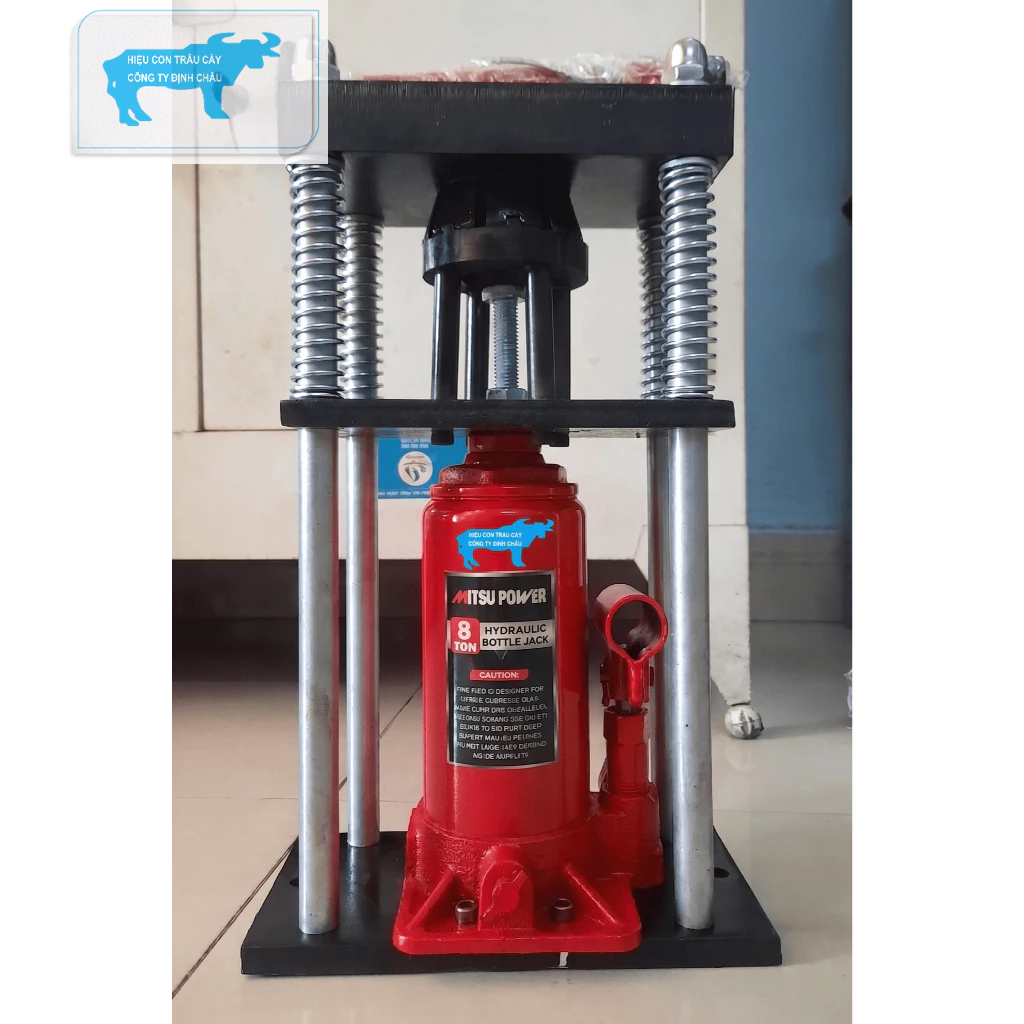 Máy bấm ống thủy lực 8 tấn/ Máy bấm đầu dây rửa xe/ Máy bấm dây 8 chấu ( Tặng 2 bộ cos 8.5 )
