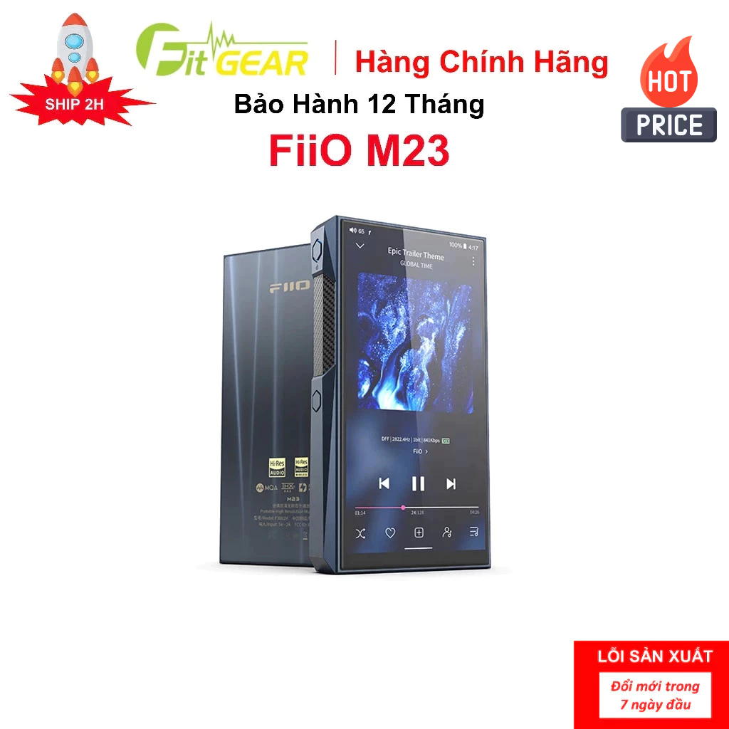 Máy Nghe Nhạc FiiO M23 - Bảo Hành 12 Tháng Chính Hãng - FG2