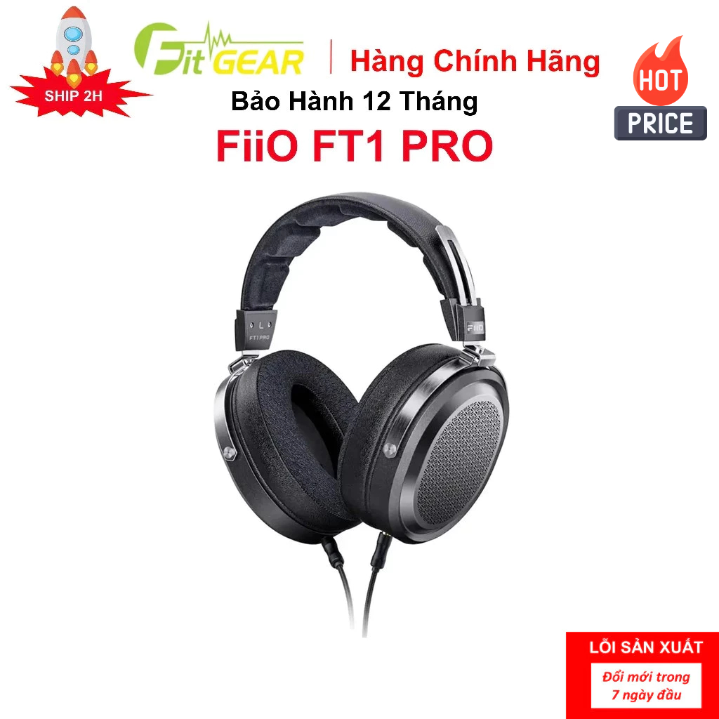 Tai Nghe Chụp Tai FiiO FT1 Pro - Bảo Hành 12 Tháng Chính Hãng - FG2