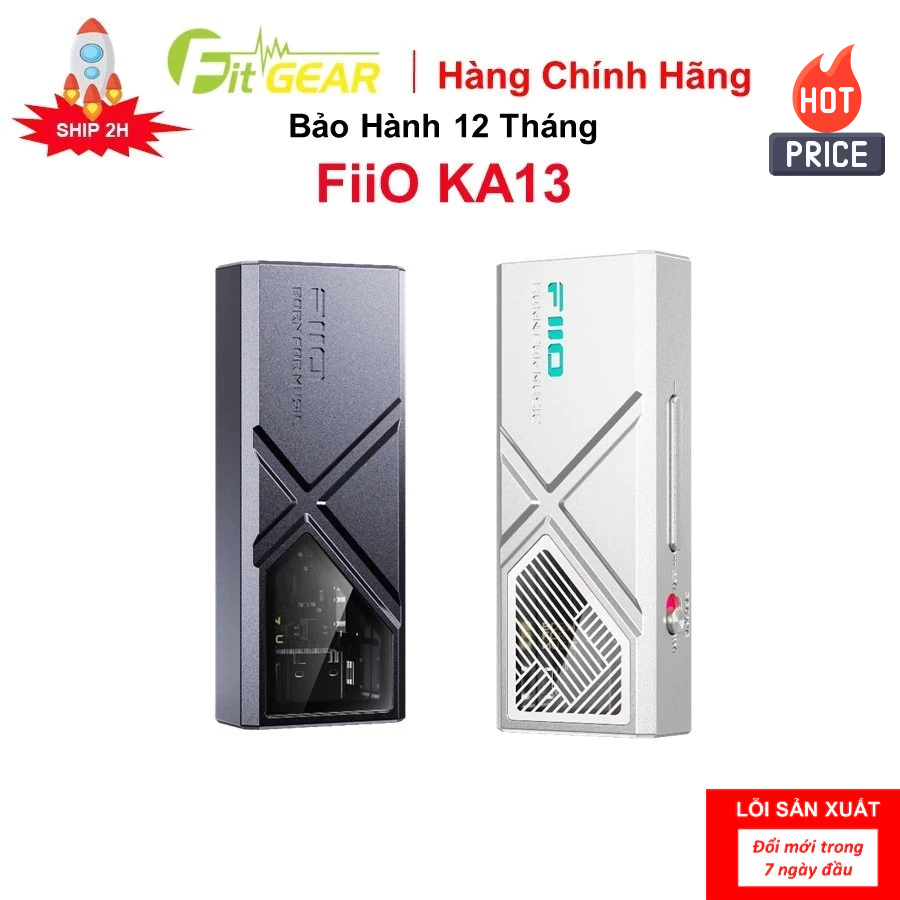 Bộ Giải Mã Di Dộng DAC/Amp FiiO KA13 - Bảo Hành 12 Tháng Chính Hãng - FG2