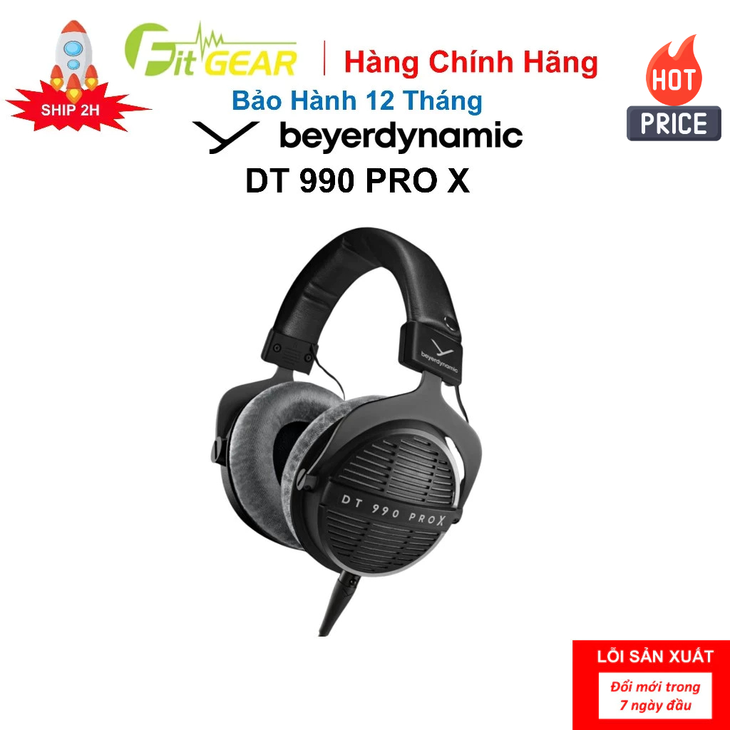Tai Nghe Chụp Tai Beyerdynamic DT 990 Pro X Chính Hãng - Bảo Hành 12 Tháng