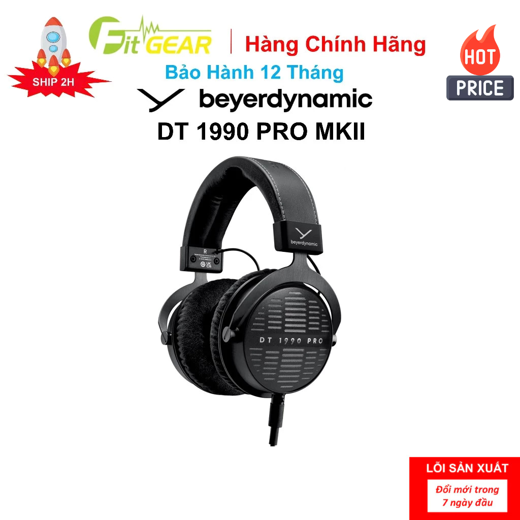 Tai Nghe Chụp Tai Beyerdynamic DT 1990 PRO MKII Chính Hãng - Bảo Hành 12 Tháng