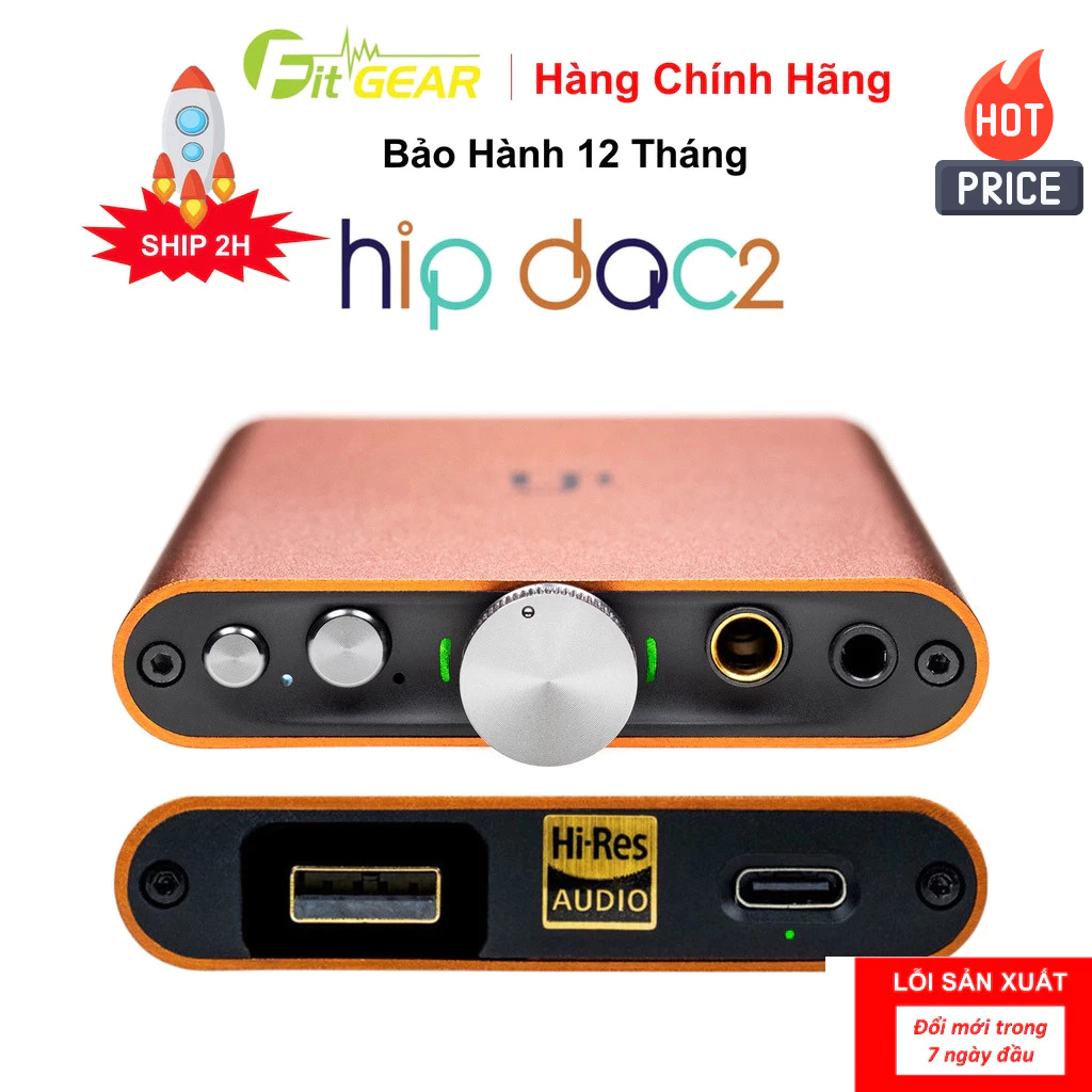 Bộ Chuyển Đổi Âm Thanh DAC AMP iFi Hip Dac 2 Chính Hãng - FG2