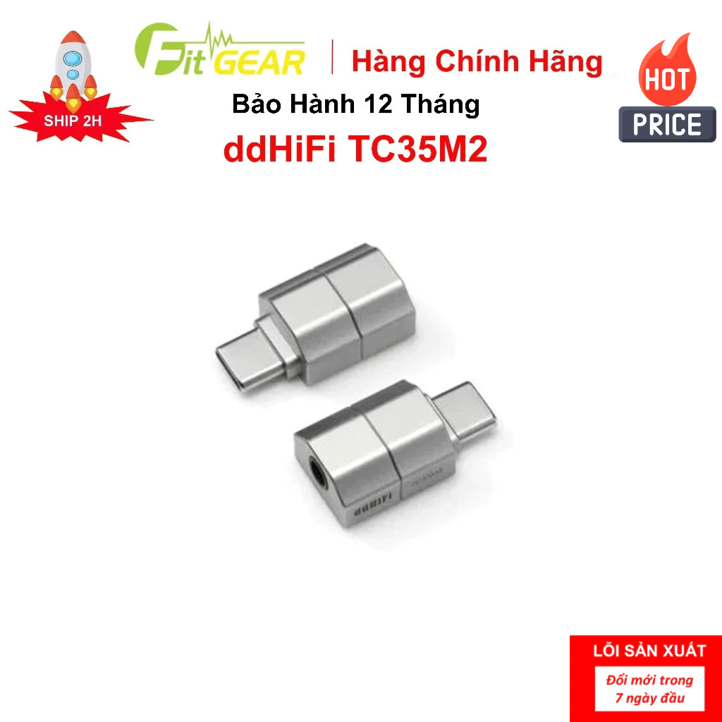 Bộ Giải Mã Di Động Dac/Amp ddHiFi TC35M2 - Bảo Hành 12 Tháng Chính Hãng - FG2