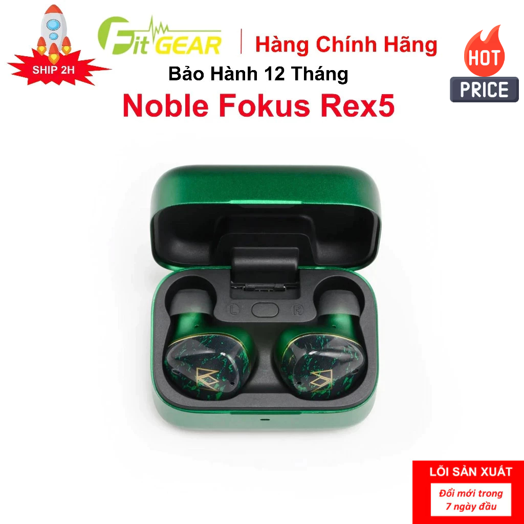 Tai Nghe Noble Fokus Rex5 Chính Hãng - Bảo Hành 12 Tháng