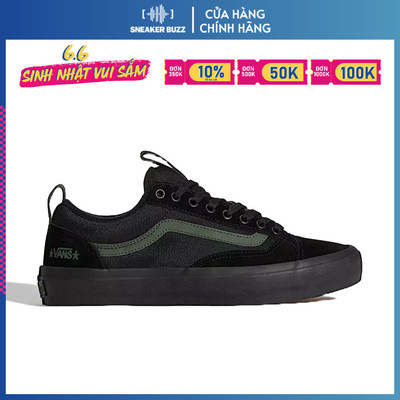 Giày Vans Skate Old Skool 36 + Tier 1 United By Skateboarding Atiba Black/Dark Green Men VN000D5RNLX