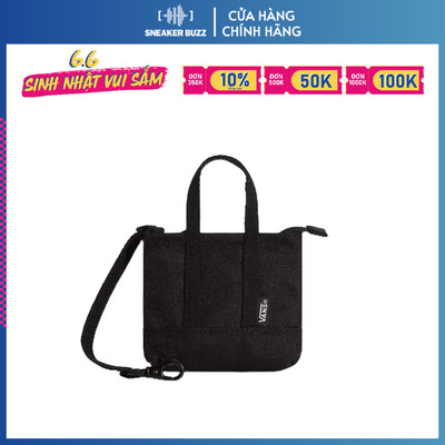 Túi Vans Micro Pergs Tote Black Unisex VN000Q9CBLK