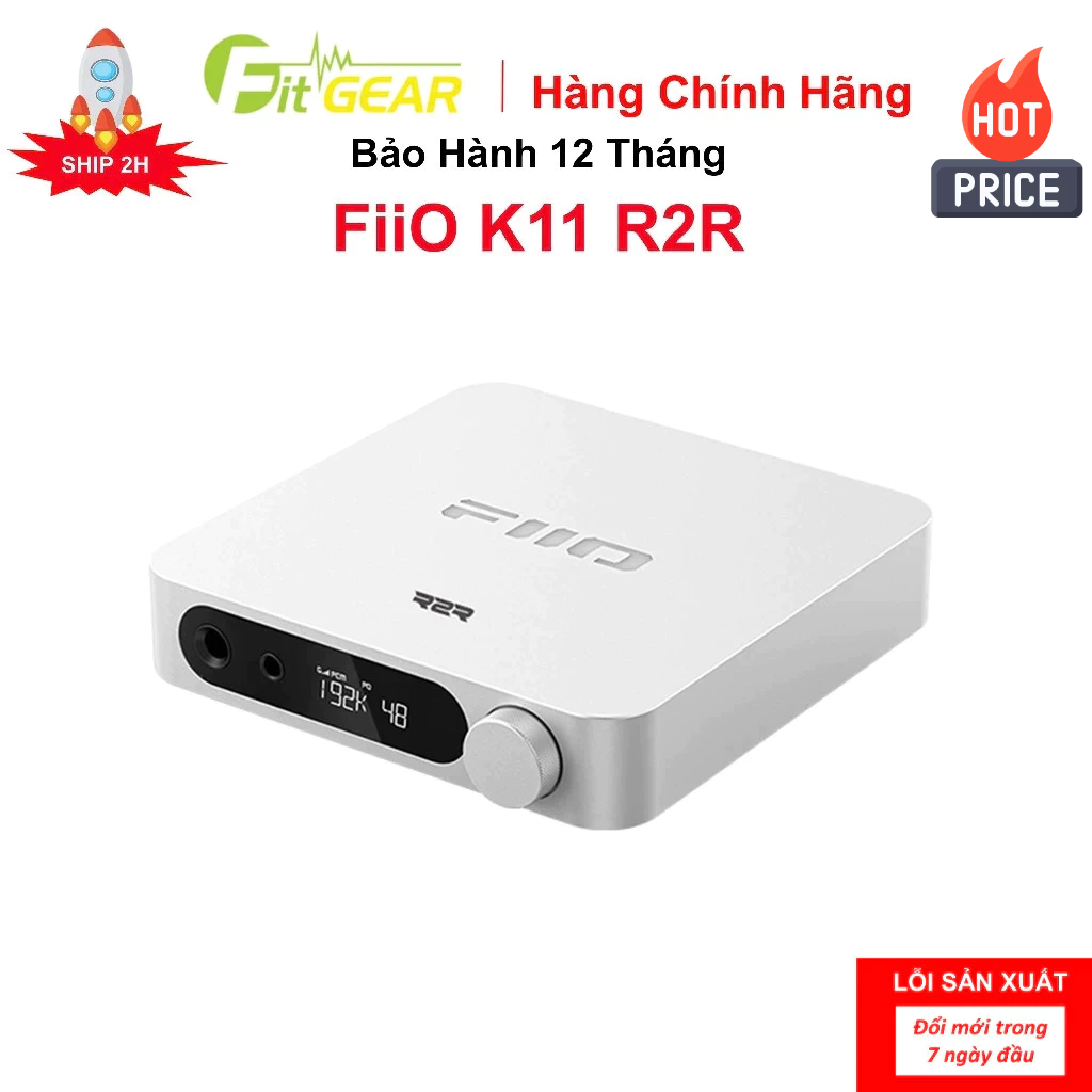 Thiết Bị Giải Mã Desktop DAC/Amp FiiO K11 R2R - Bảo Hành Chính Hãng 12 Tháng - FG2