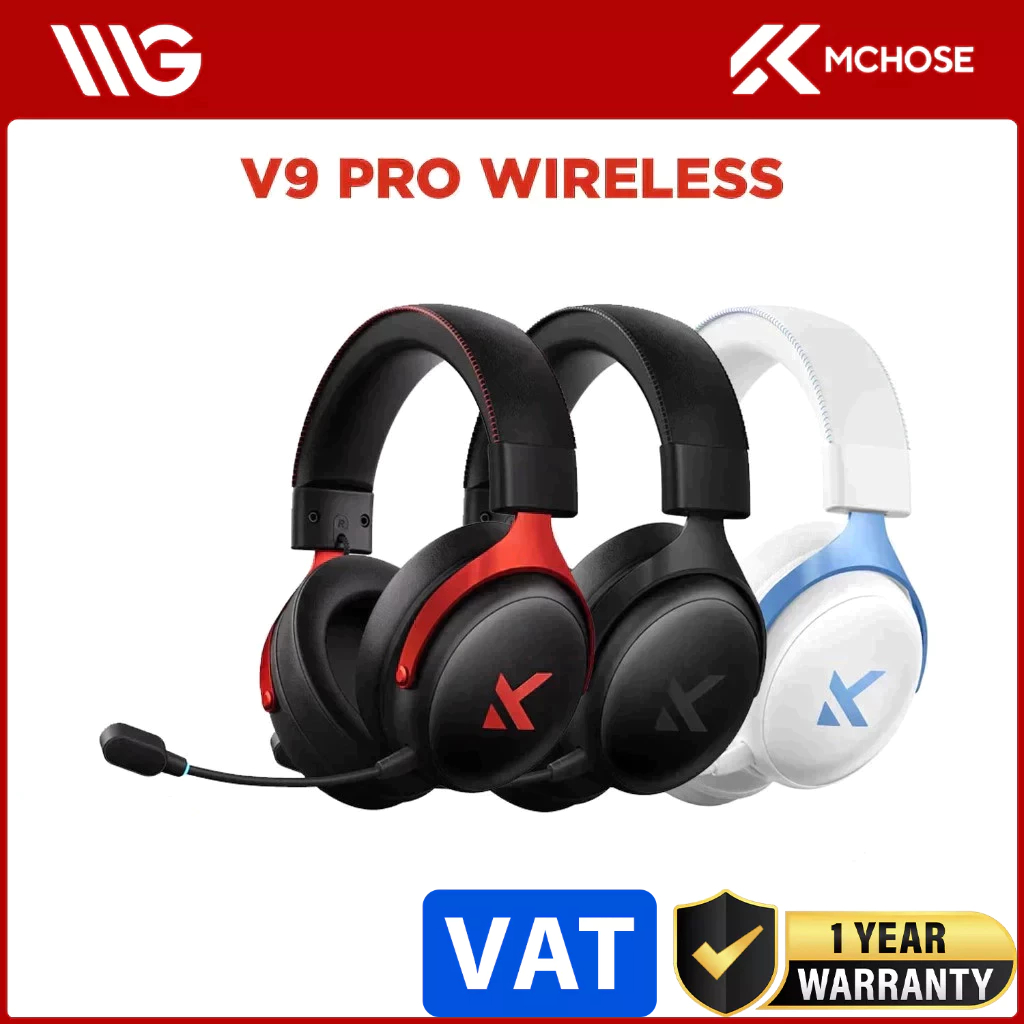 Tai nghe Gaming Overear MCHOSE V9 Pro 7.1 Surround Wireless