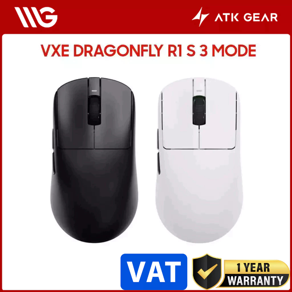 Chuột không dây ATK VXE Dragonfly R1 S Nearlink Tri-mode Wireless