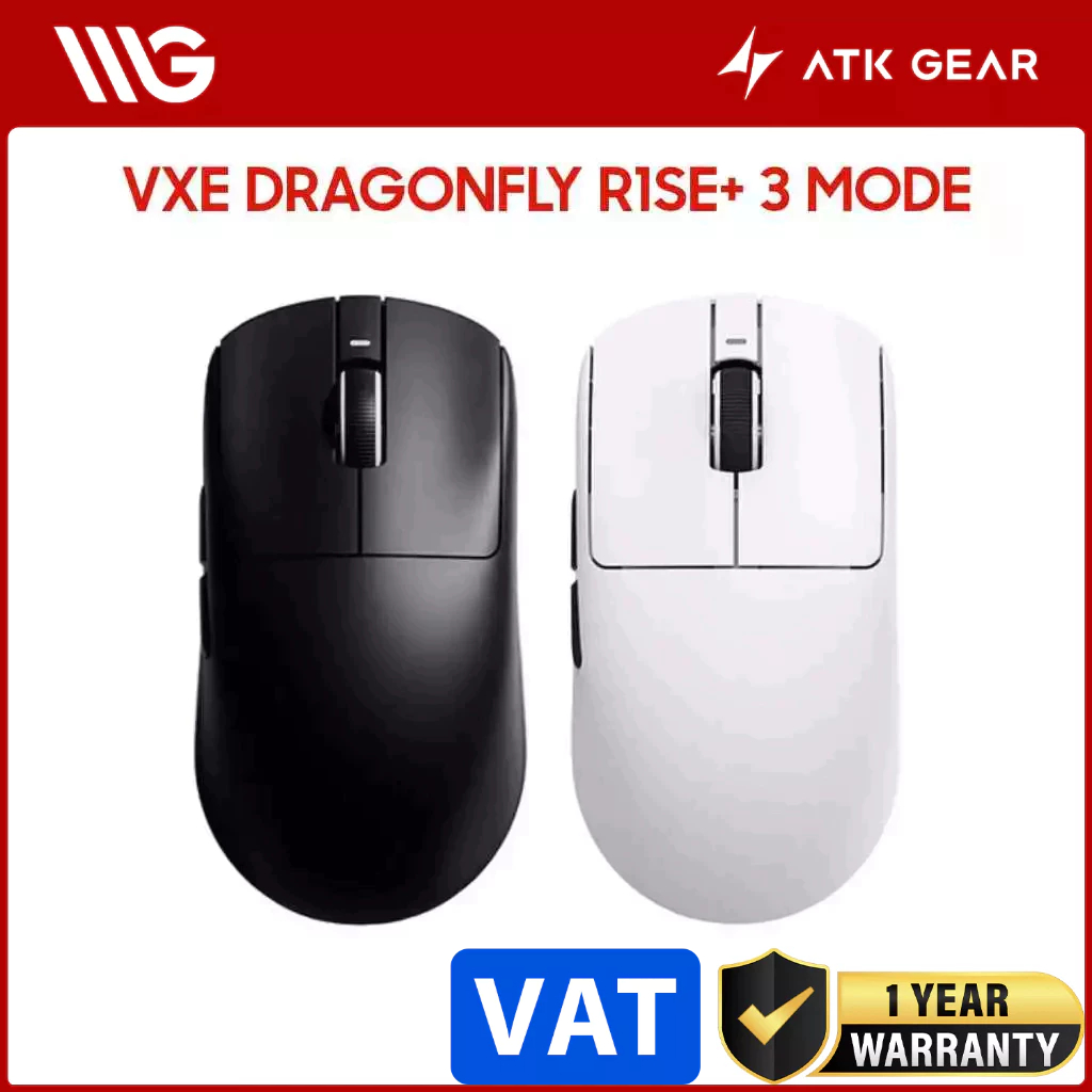 Chuột không dây ATK VXE Dragonfly R1 SE+ Tri-mode Wireless