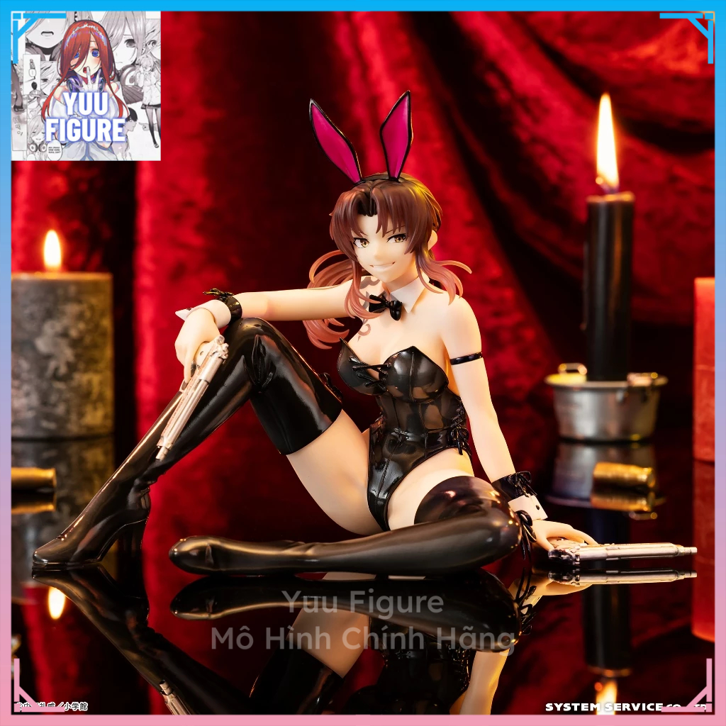 (Đang về) Mô Hình Revy - One-Seventh Carat 1/7 Bunny Ver, Black Lagoon - Chính Hãng System Service