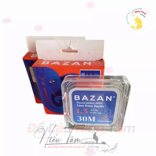Dây Cước Thẻo, Link Bazan FluoroCarbon Chịu Tải Sốc Mài Mòn Tốt ,Quốc Dân Cuộn 30m (Chính hãng)