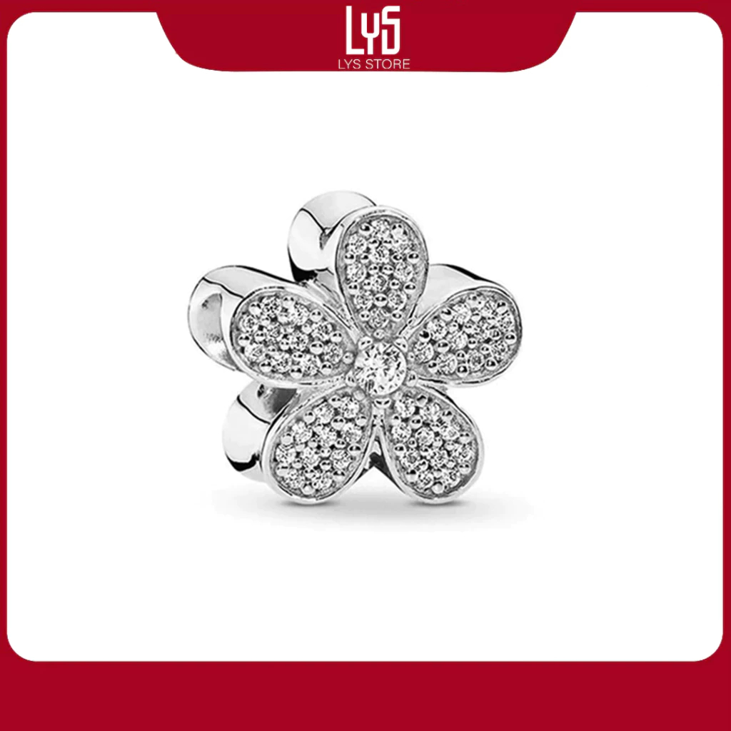 Charm bạc S925 Hoa đính đá Dazzling Daisy 1615