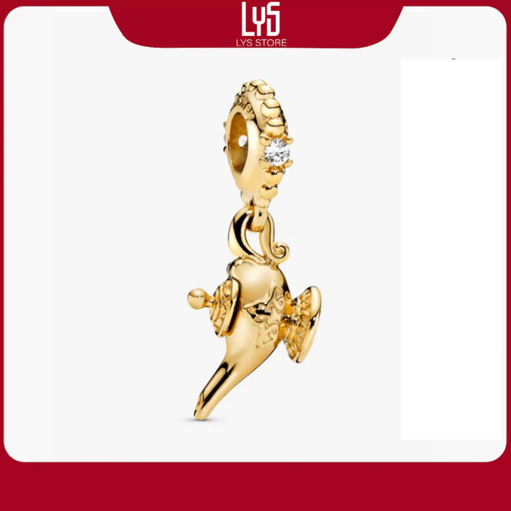 Charm treo cây đèn thần Shine Disney Magic Lamp 1632 - Charm chuẩn bạc S925