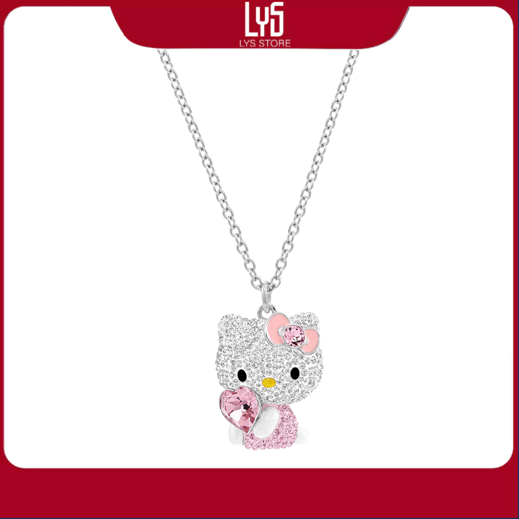 Dây chuyền Nữ Lys Hello Kittyy Necklace Silver 6056 Fullbox - Hàng Xuất Xịn