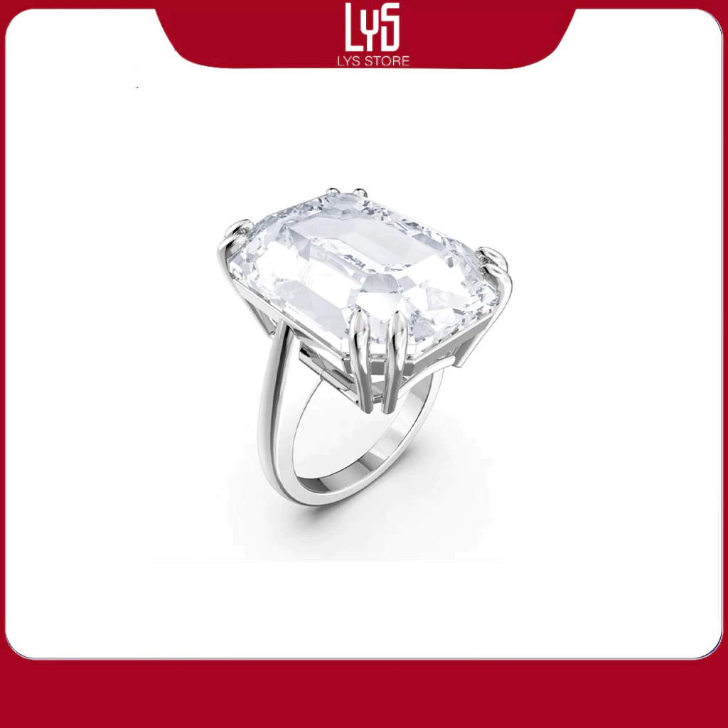 Nhẫn nữ Lys Một đá vuông 8123SV - Nhẫn Cao Cấp