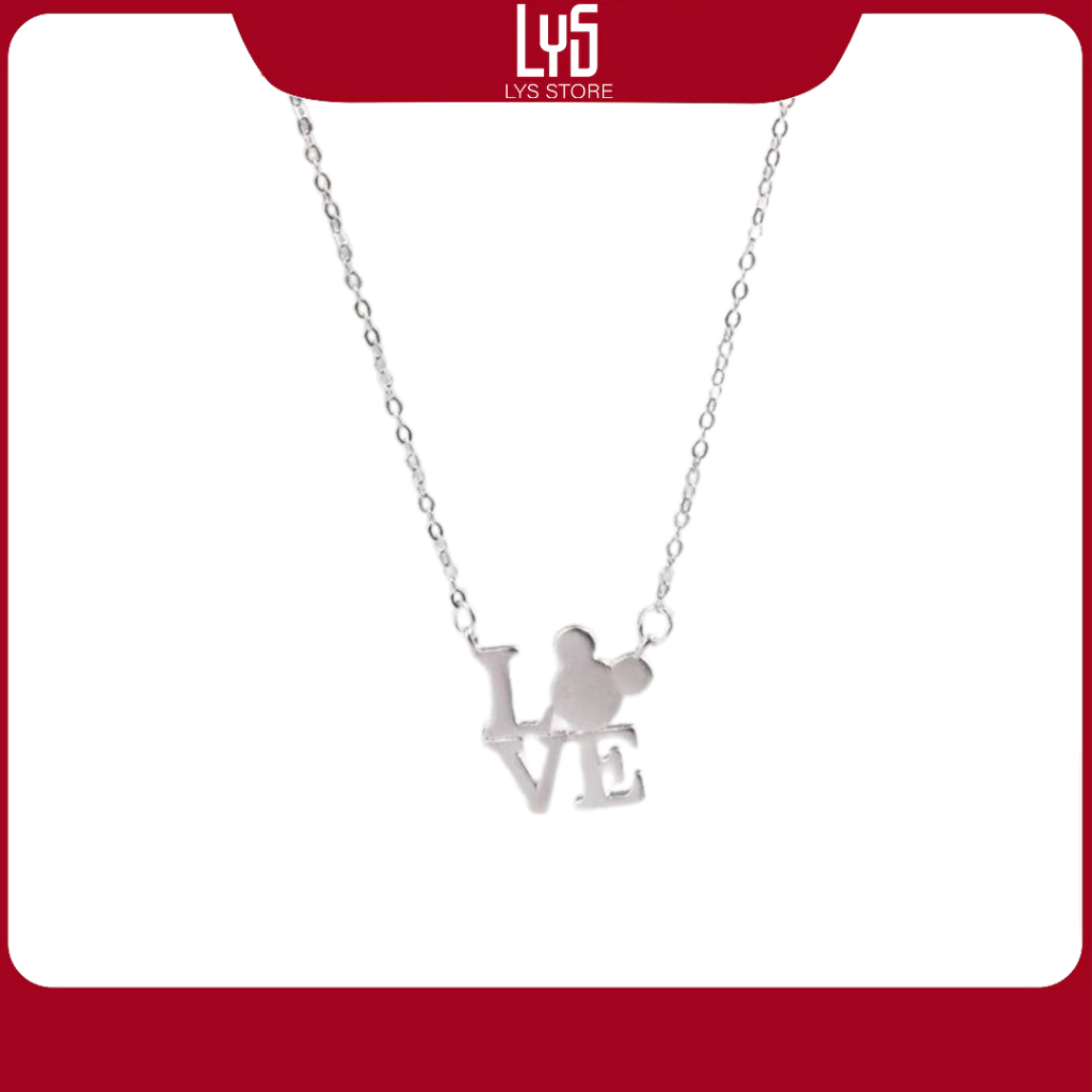 Dây chuyền bạc nữ Lys Adorable Love 6125SV
