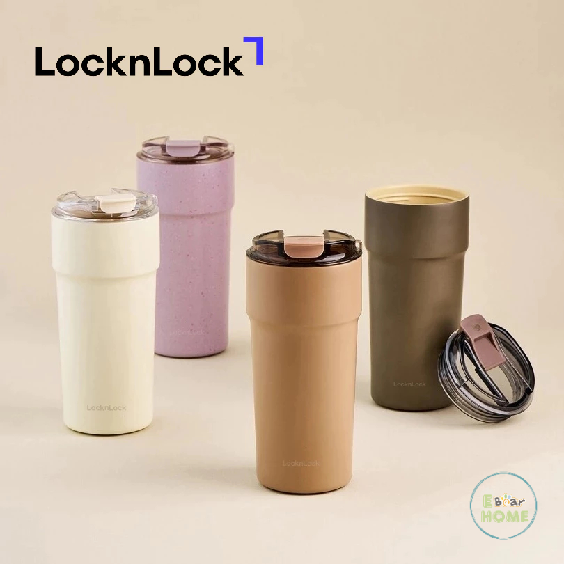 Ly giữ nhiệt LocknLock Metro Café lòng phủ sứ giữ nguyên hương vị đồ uống LHC4359 - 650ml | LHC4357 