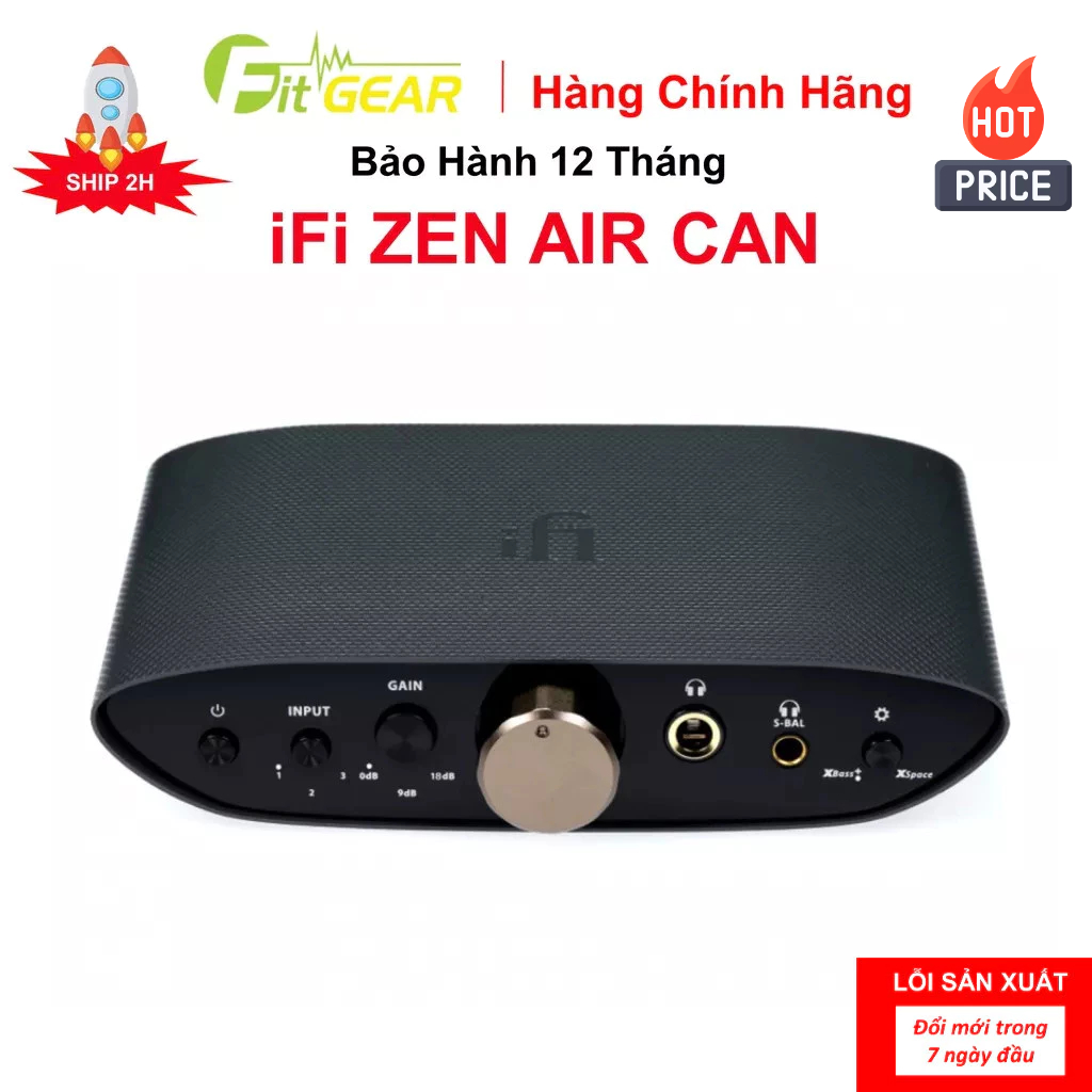 Bộ khuếch đại tai nghe iFi Zen Air Can Chính Hãng - FG2