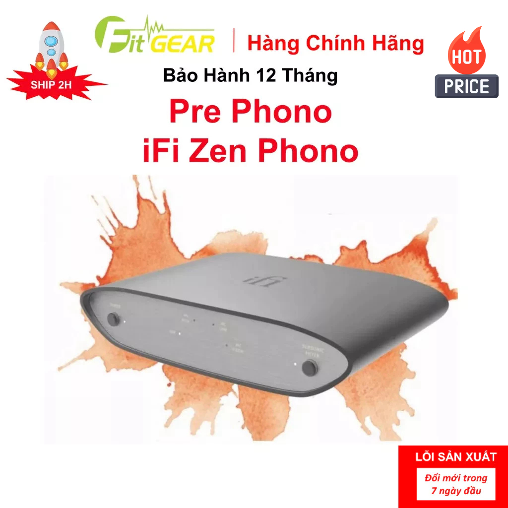 Bộ Khuếch Đại Pre Phono iFi Zen phono Chính Hãng - FG2