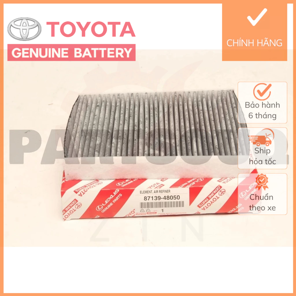 [CHÍNH HÃNG] Lọc gió điều hòa (máy lạnh) Toyota Lexus RX350 450HL, 87139-48050 2015-2024