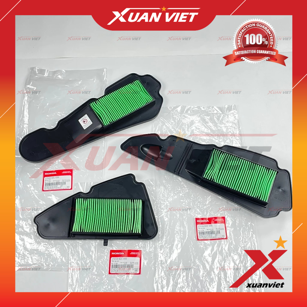 Tấm lọc khí Vision các đời chính hãng, Lọc gió  Vision 2011 2012 2014 2015 2019 2021 2022 2025 2026