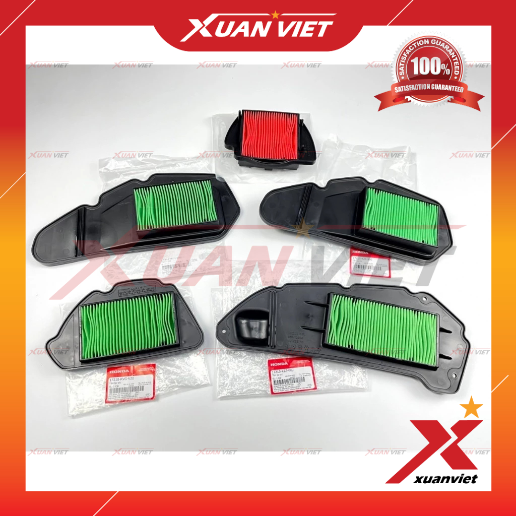 Lọc gió AB các đời 125 150 160 chính hãng, Tấm lọc khí Airblade 110, AB 2008-2024+ , AB 2013 2016 20