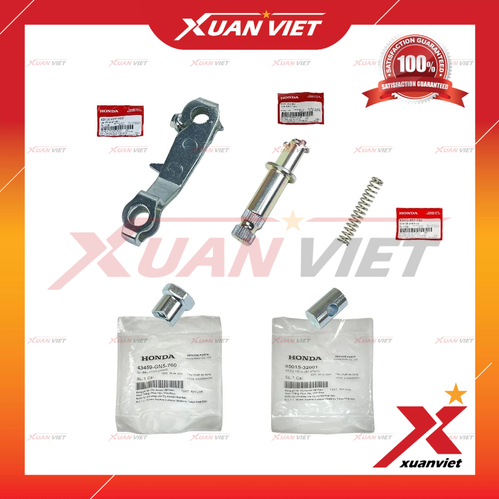 Bộ càng phanh sau Lead 125 4 val 2022 2023 2024 2025, Bộ cần kéo thắng sau Lead 4 val chính hãng