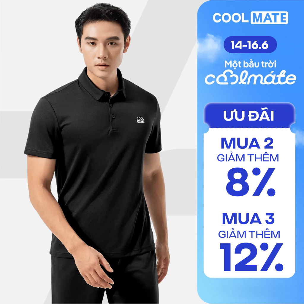 [Mua 3 giảm 12%]Áo Polo thể thao nam ProMax-S1, Áo thể thao đa năng Gym Chạy bộ Pickleball Tennis th