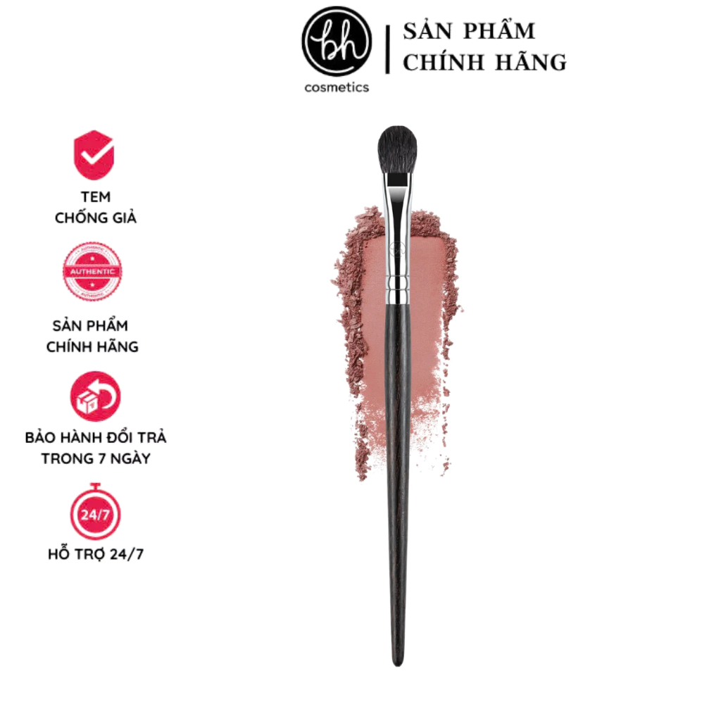 Cọ bầu mắt lớn cọ đánh phấn mắt đánh khói highlight BH Cosmetics Eyeshadow Brush BH217
