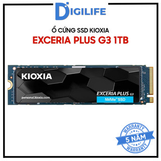 Ổ cứng SSD Kioxia Exceria Plus G3 1TB PCIe Gen4 x4 NVMe M.2 2280 (LSD10Z001TG8)