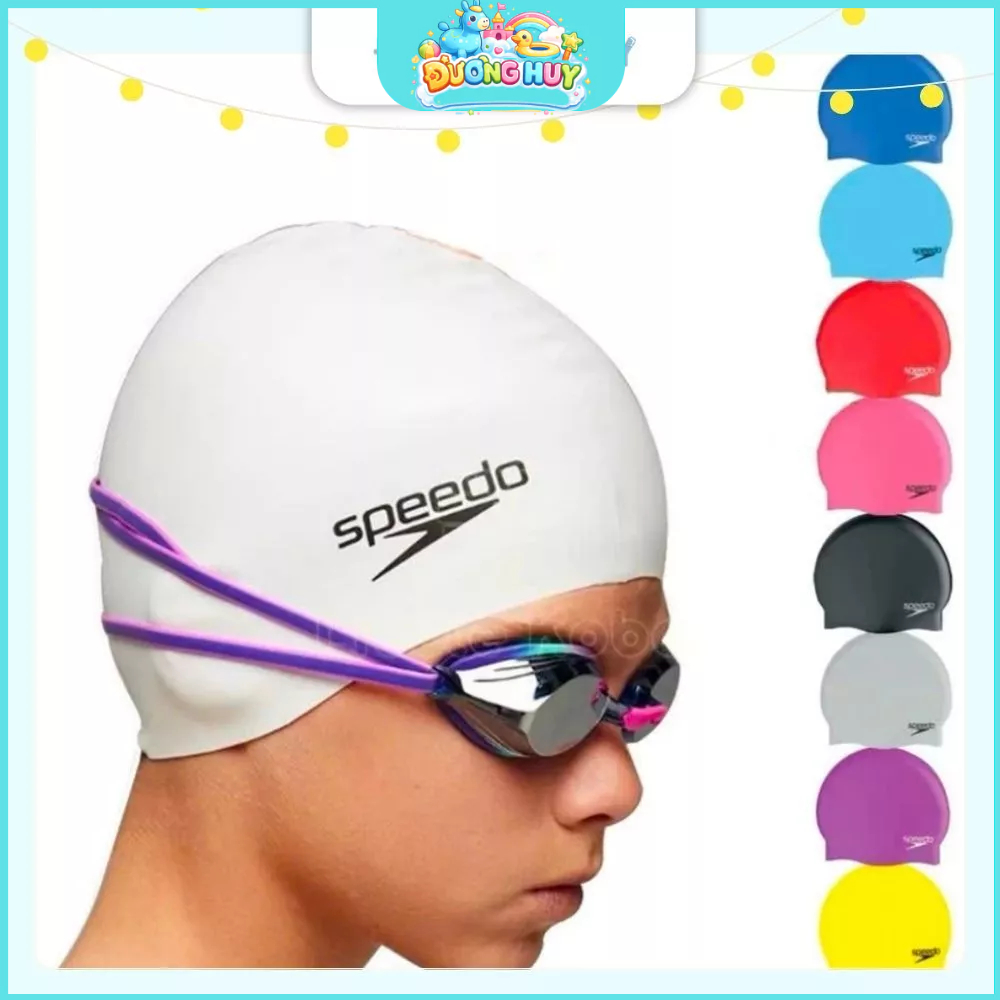 Nón Bơi Mũ Bơi Người Lớn Và Che Gáy Cho Bé Chống Nước Nón Bơi Silicon Nam Nữ Swiming Cap