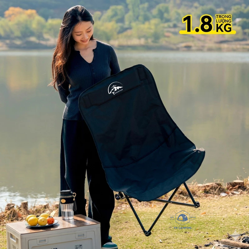 Ghế Camping Gấp Gọn Ngả Lưng Tmountain Chịu Lực Cao Cấp Dã Ngoại Du Lịch Ngoài Trời Êm Ái | BigBuy360 - bigbuy360.vn
