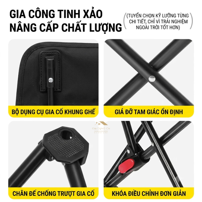 Ghế Camping Ngả Lưng Tmountain Gấp Gọn Thư Giãn Dã Ngoại Du Lịch Cao Cấp Dễ Gấp Mở  | BigBuy360 - bigbuy360.vn