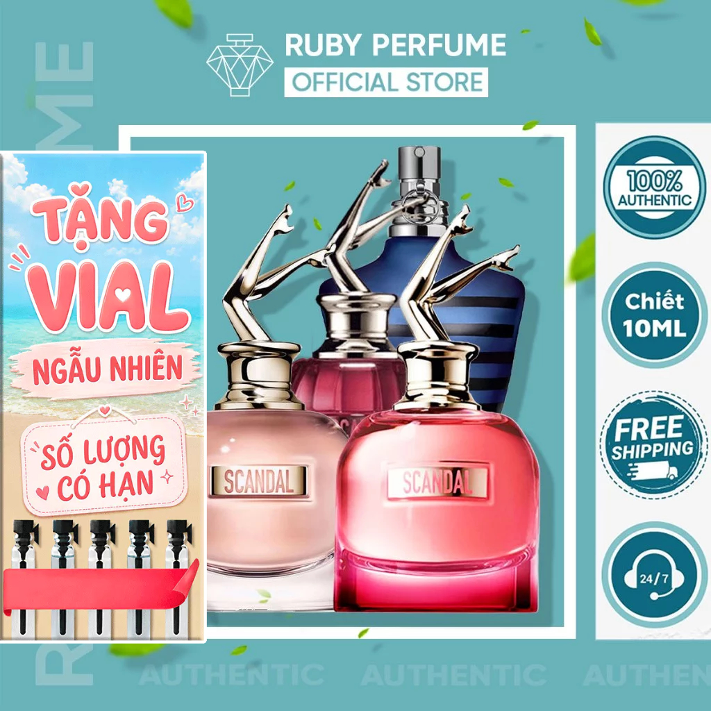 |𝟐𝟎𝐦𝐥 𝟑𝟎𝐦𝐥 | Nước Hoa Nữ JPG So Scandal | Scandal By Night | Scandal EDP | Ultra Male - RubyPerfume