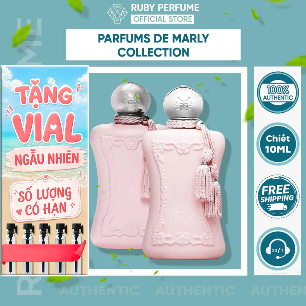 [ AUTH ] Nước Hoa 𝘿𝙚𝙡𝙞𝙣𝙖 𝙀𝘿𝙋 / 𝘿𝙚𝙡𝙞𝙣𝙖 𝙀𝙭𝙘𝙡𝙪𝙨𝙞𝙛 Sang Chảnh Tinh Tế và Quý Phái- Rubyperfume