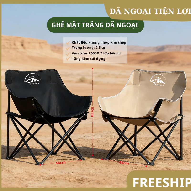 Ghế Camping Ngả Lưng Tmountain Gấp Gọn Thư Giãn Dã Ngoại Du Lịch Cao Cấp Cứng Cáp | BigBuy360 - bigbuy360.vn