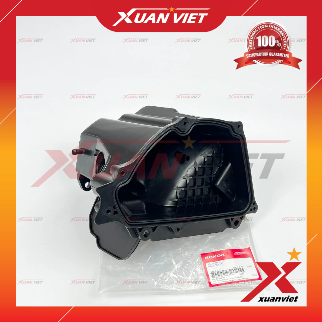 Bầu hộp lọc khí Air Blade 110 2008 2009 2010 chính hãng, Đế lọc gió Pô e AB 110 Fi Xăng Cơ Chế cơ