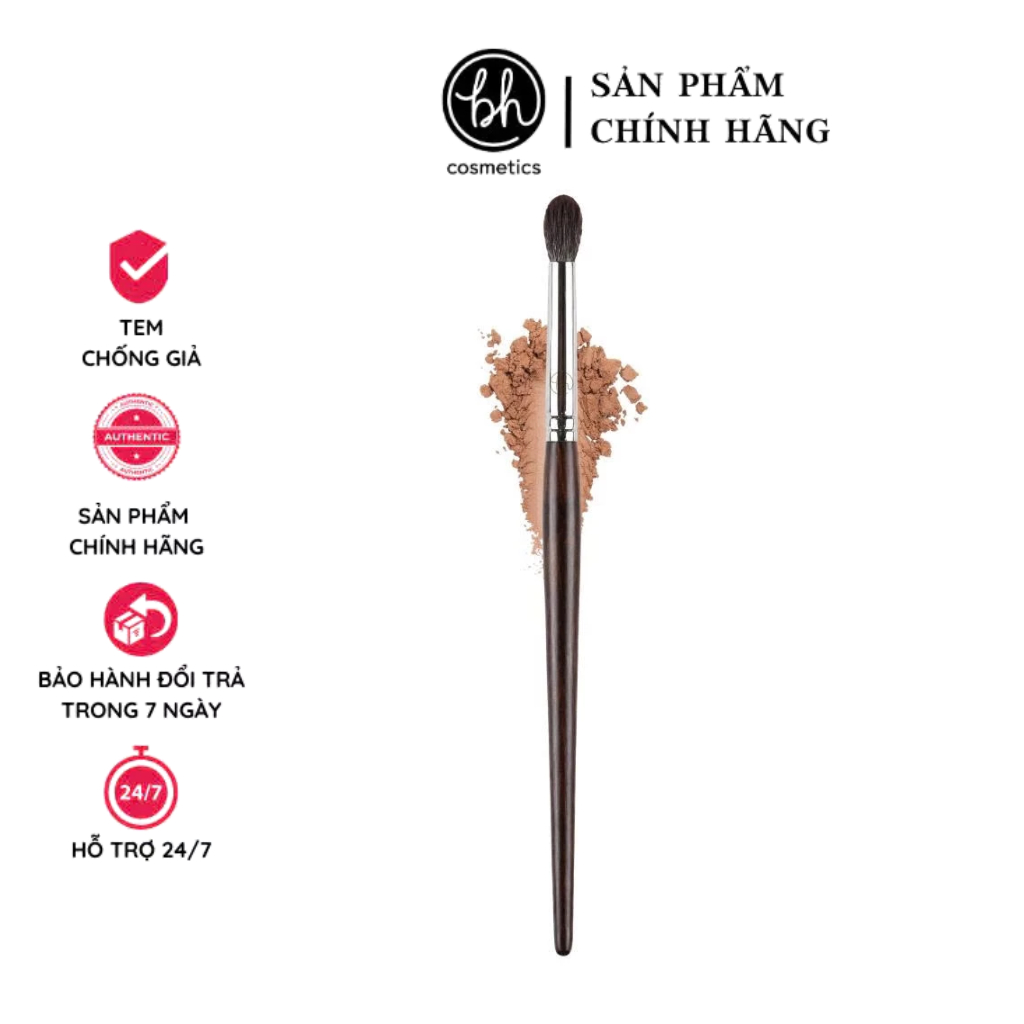 Cọ Makeup Tán Bầu Mắt Chuyên Nghiệp, Cọ Phấn Mắt Đa Năng BH Cosmetics Eyeshadow Brush BH613