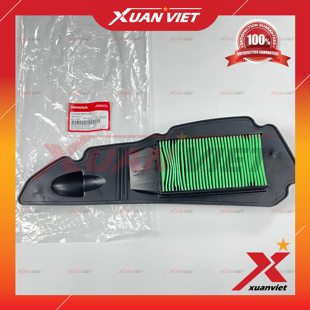 Tấm lọc khí Vision K44 2014 - 2020, Lọc gió Vision 110 2015 2016 2017 2018 2019 chính hãng - 17210K4