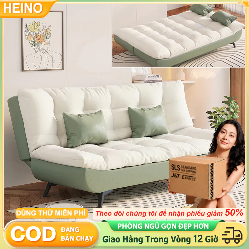 HEINO Ghế Sofa Gấp Gọn Thông Minh 2 Trong 1 Vừa Là Ghế Vừa Là Giường Tiết Kiệm Diện Tích