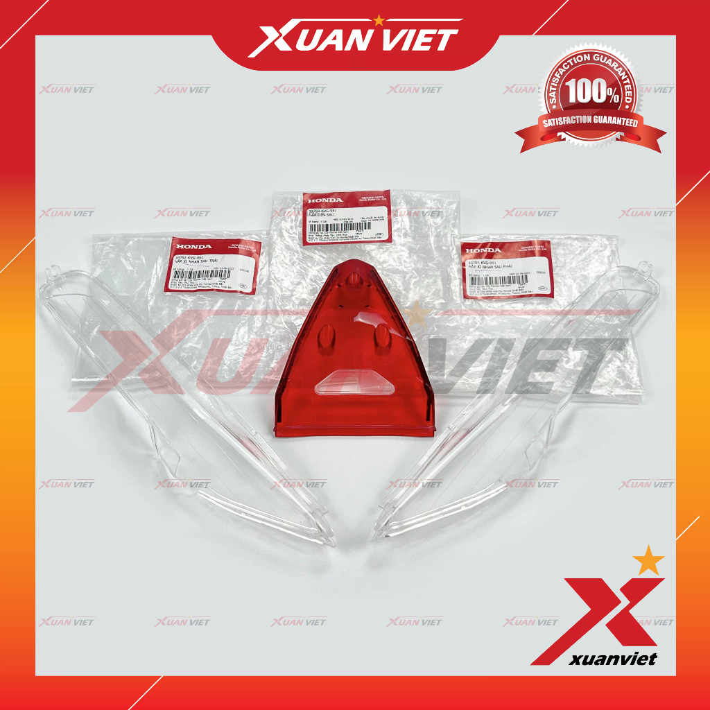 Bộ mica đèn sau Air Blade 110 2008 2009 2010 chính hãng,Nắp đèn hậu Xi nhan sau Trái Phải AB 110 Fi 