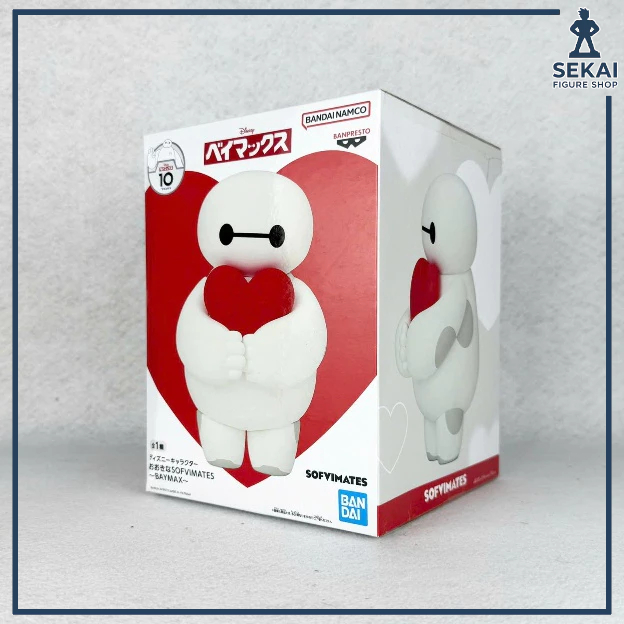 Mô Hình Chính hãng BAYMAX - Disney Character Large SOFVIMATES (Bandai Spirits) Figure